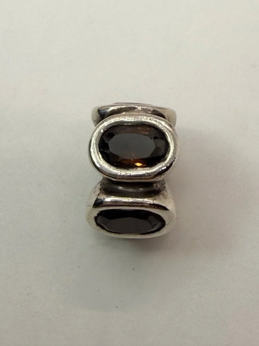 Pandora Retired Natural Light Smoky Quartz Sterling Silver Charm 790351SQ